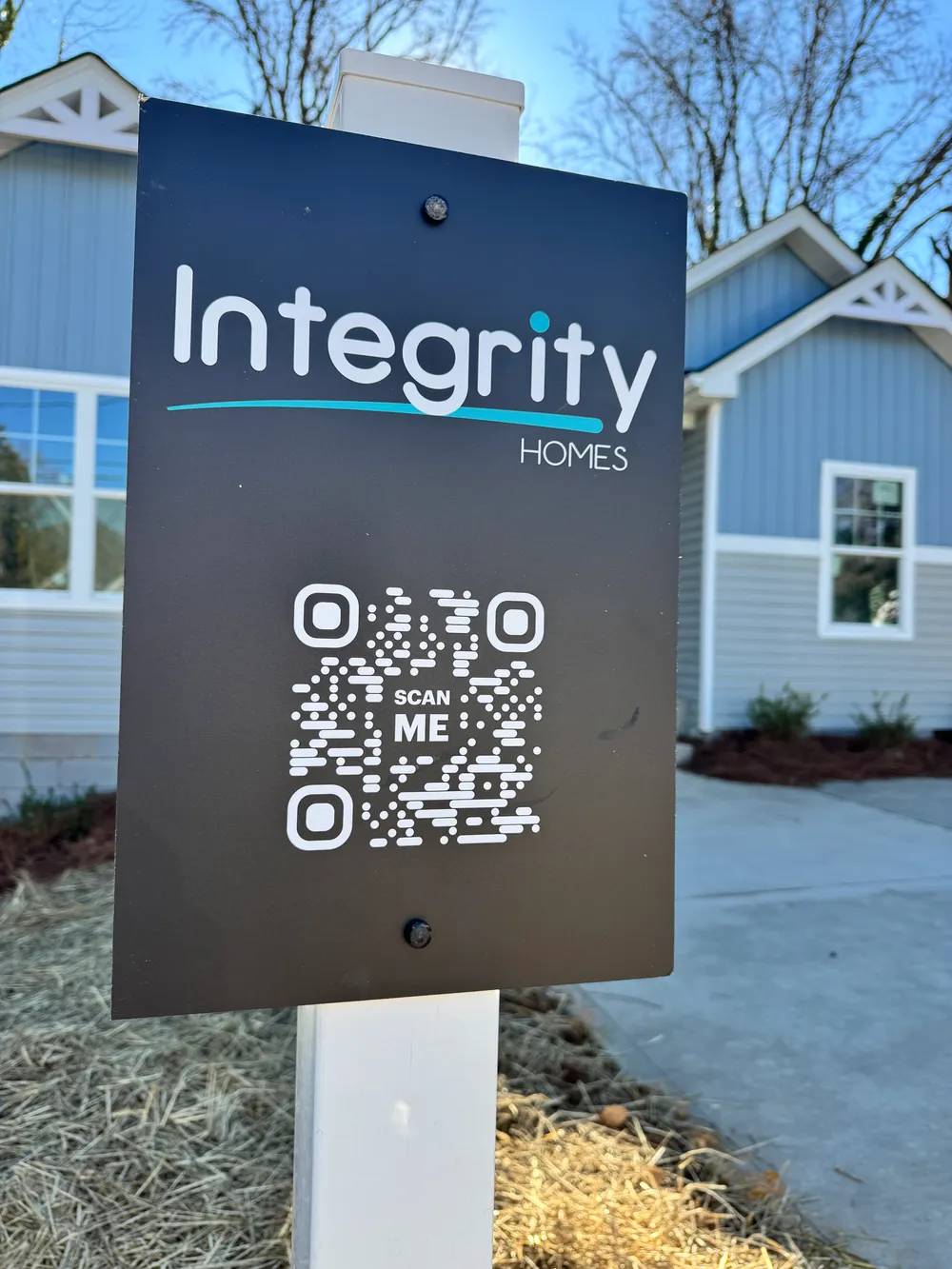 Integrity Homes NC LLC yard sign